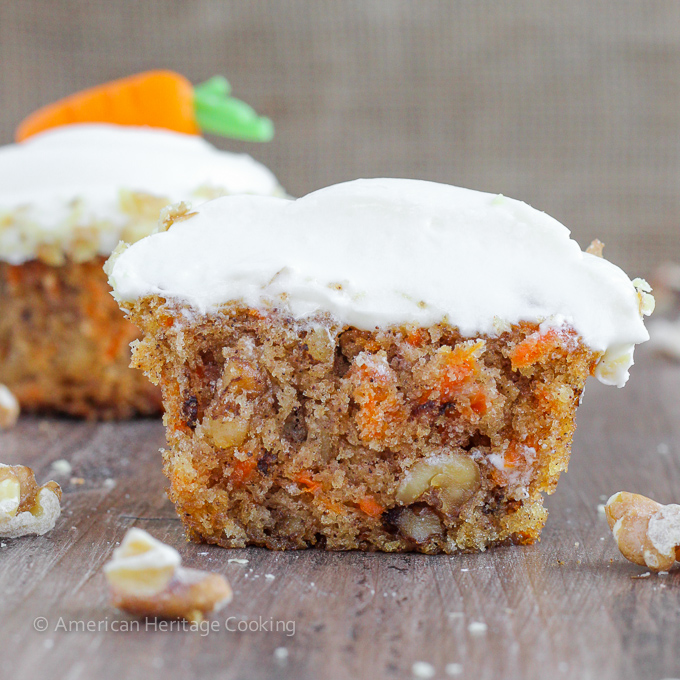 Carrot Cupcakes with Cream Cheese Frosting Carrot Cupcakes with Cream Cheese Frosting