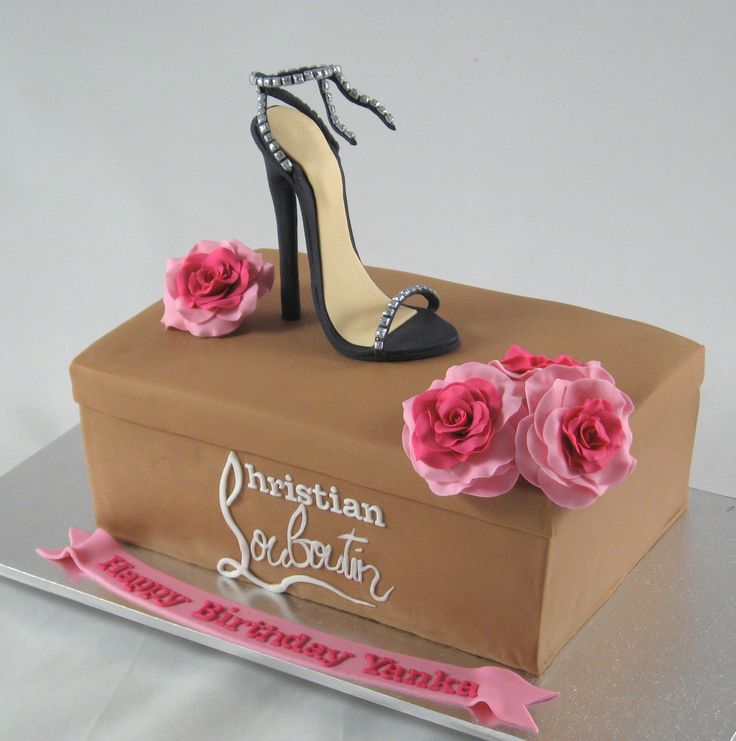 Christian Louboutin Shoe Birthday Cake