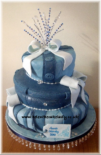 Denim and Diamonds Cake Tier Denim and Diamonds Cake Tier