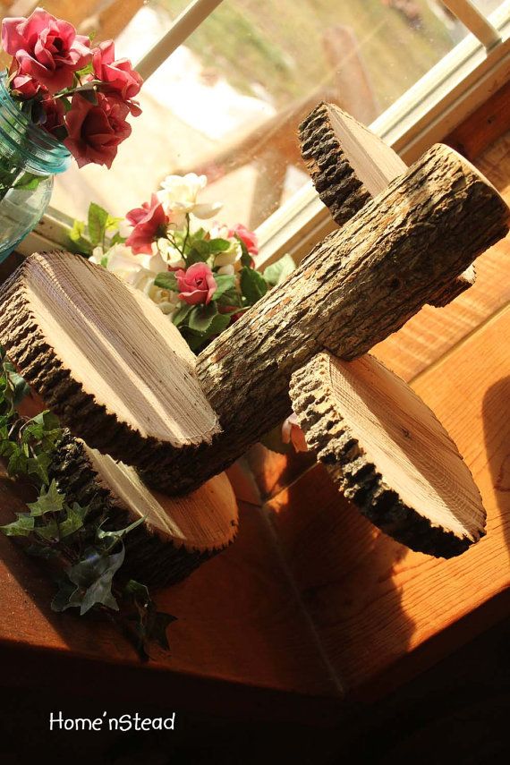 DIY Rustic Wedding Cake Stand