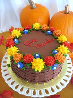 Fall Cake Decorating Ideas
