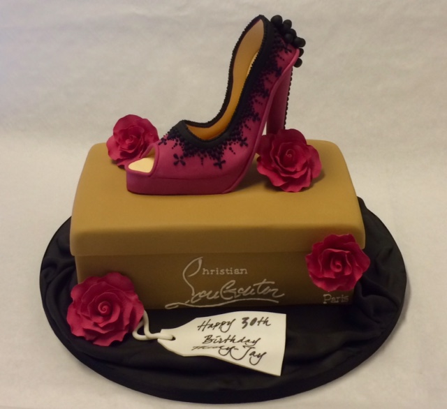 Louboutin Shoe Box Cake