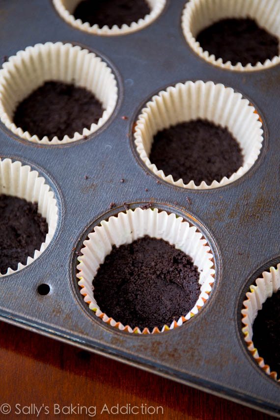 Mini Cheesecake with Oreo Cookie Crust Mini Cheesecake with Oreo Cookie Crust