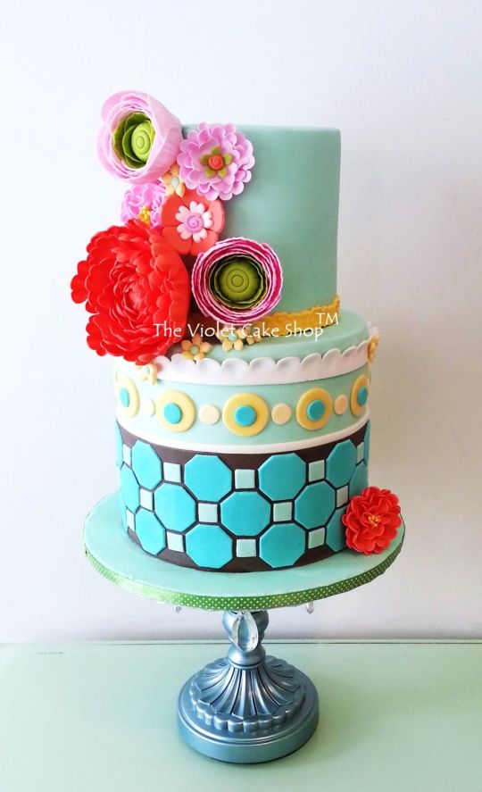 Modern Birthday Cake Modern Birthday Cake