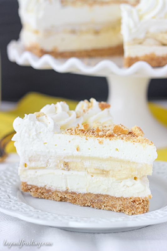 No-Bake Banana Pudding Cheesecake No-Bake Banana Pudding Cheesecake