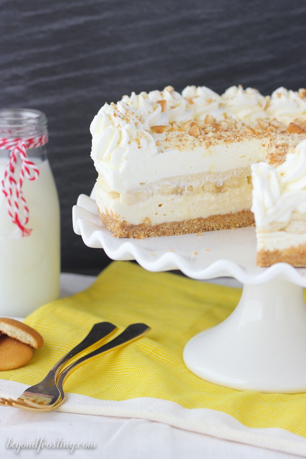 No-Bake Banana Pudding Cheesecake No-Bake Banana Pudding Cheesecake