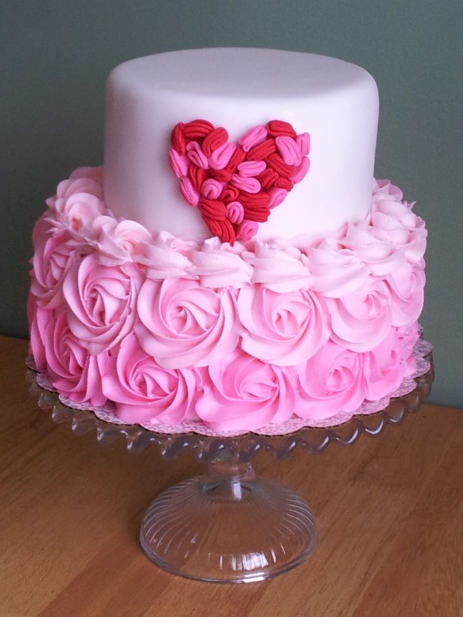 Pink Buttercream Cake Ruffles Pink Buttercream Cake Ruffles