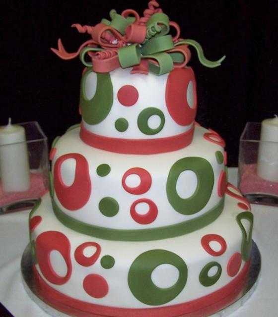 5 Round Wedding Cakes With Ribbon Photo Navy And White Striped Red And Green Wedding Cake