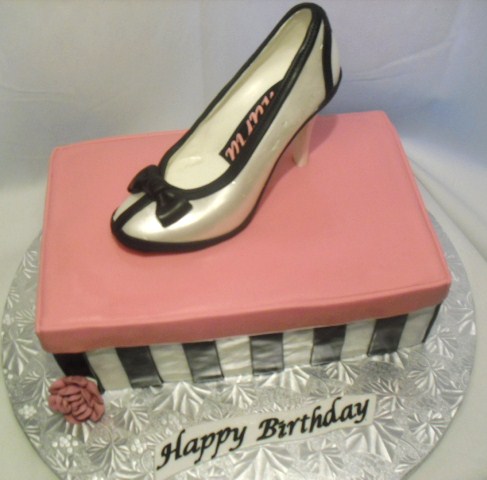 Shoe Box Birthday Cake