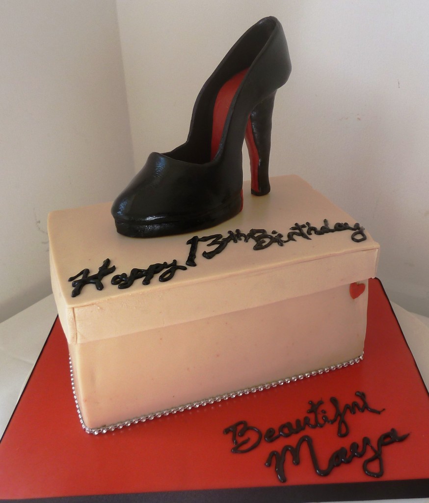 Shoe Box Birthday Cake