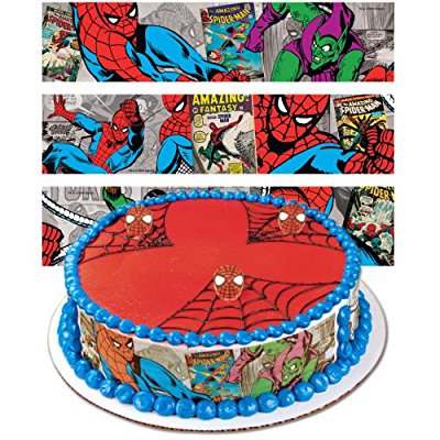 Spider-Man Edible Cake Topper