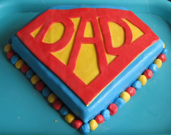 Super Dad Cake Father's Day Super Dad Cake Father's Day
