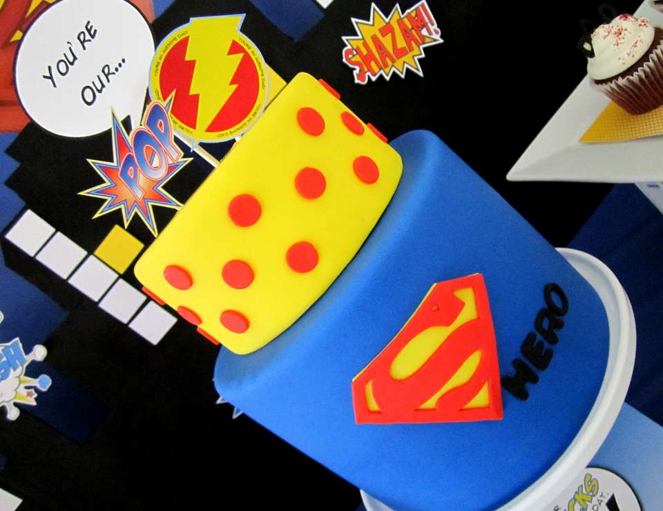 Super Dad Cake Father's Day Super Dad Cake Father's Day