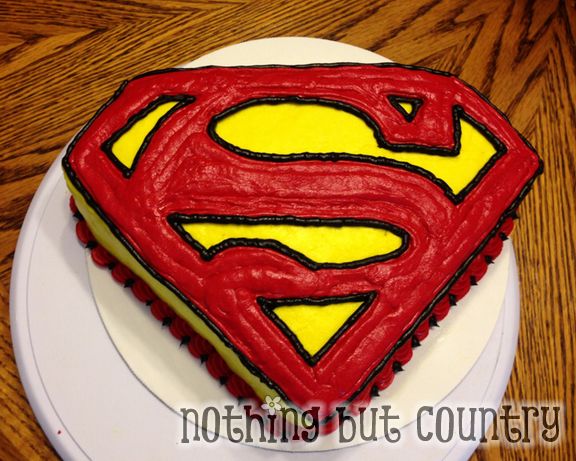 Superman Cake