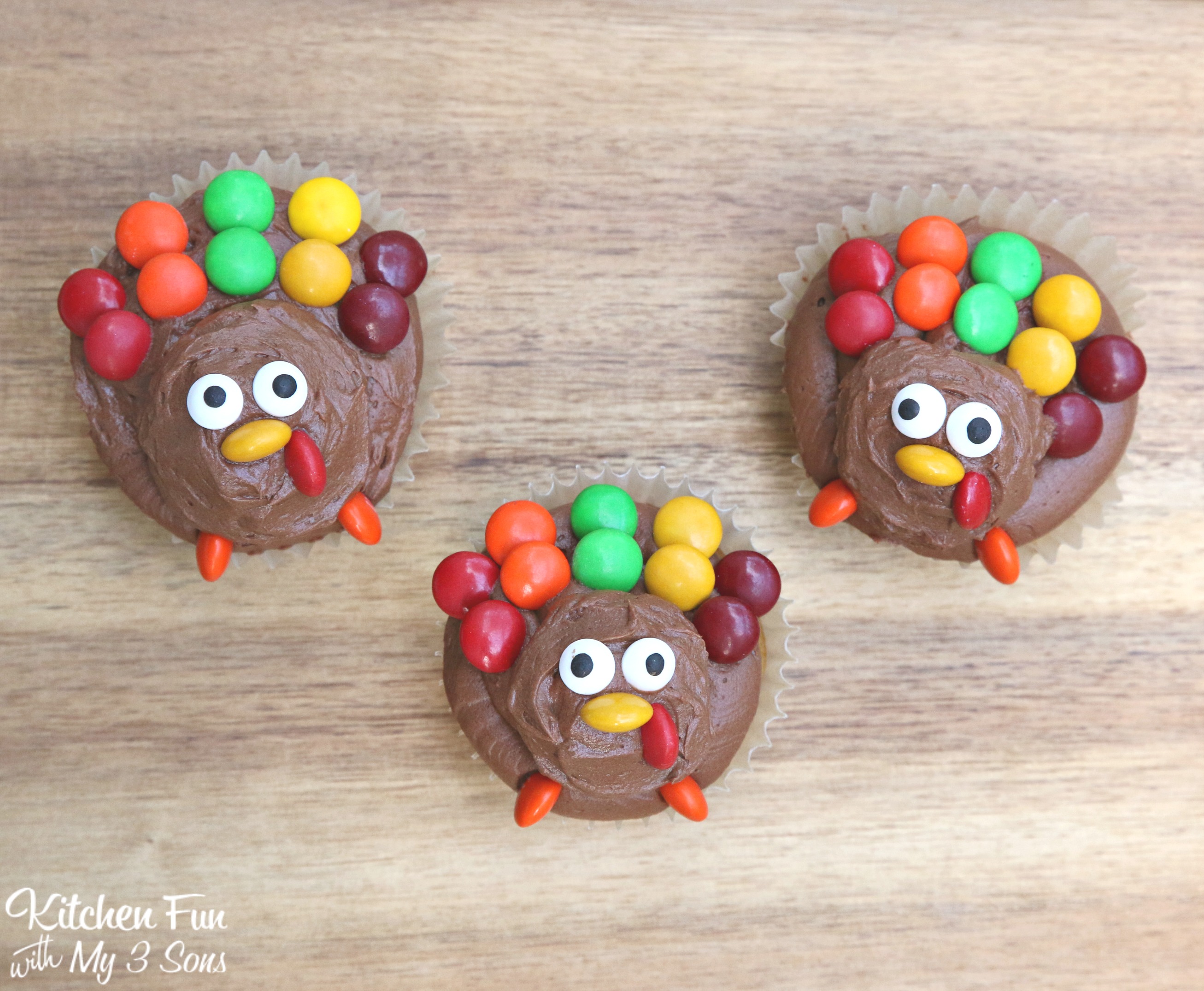 Thanksgiving Turkey Cupcakes Thanksgiving Turkey Cupcakes