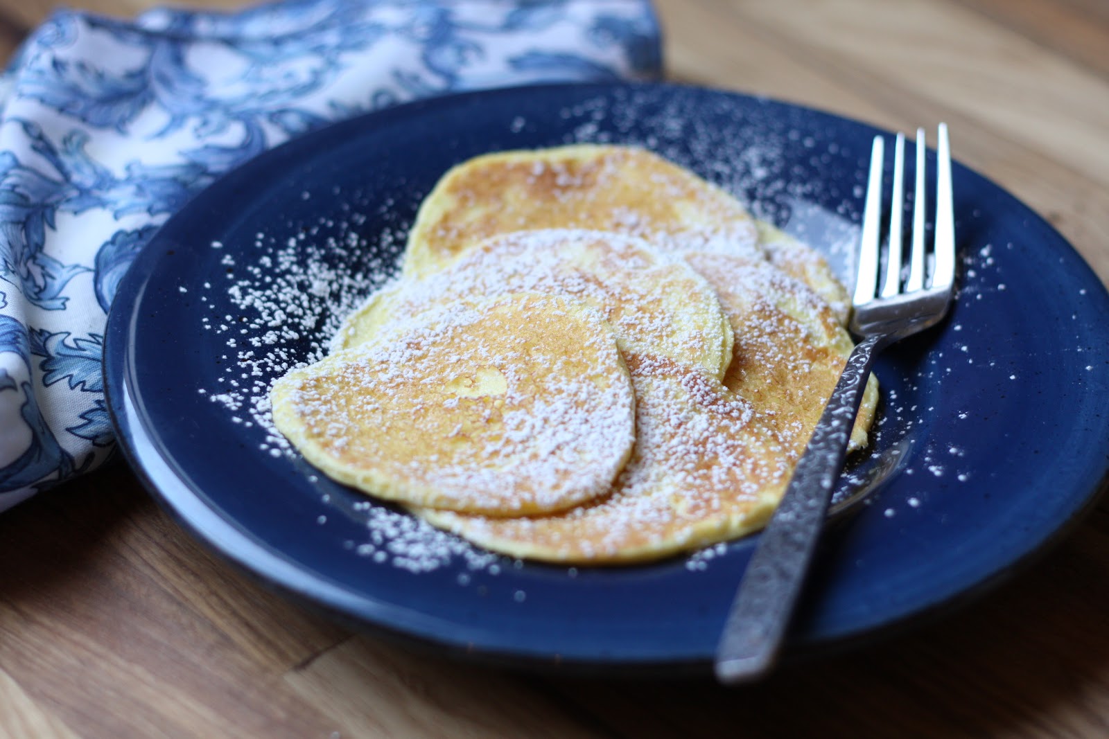 Barefeet In The Kitchen: Delicate Cream Cheese Pancakes Barefeet In The Kitchen: Delicate Cream Cheese Pancakes