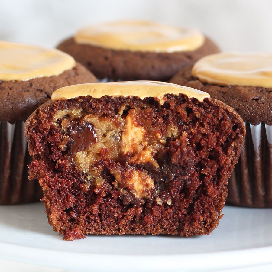 Chocolate Peanut Butter Cheesecake Cupcakes Recipe Chocolate Peanut Butter Cheesecake Cupcakes Recipe