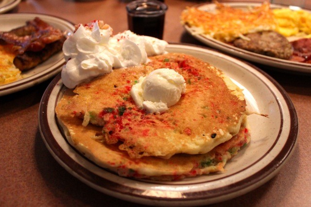 Christmas Pancake Denny's Christmas Pancake Denny's