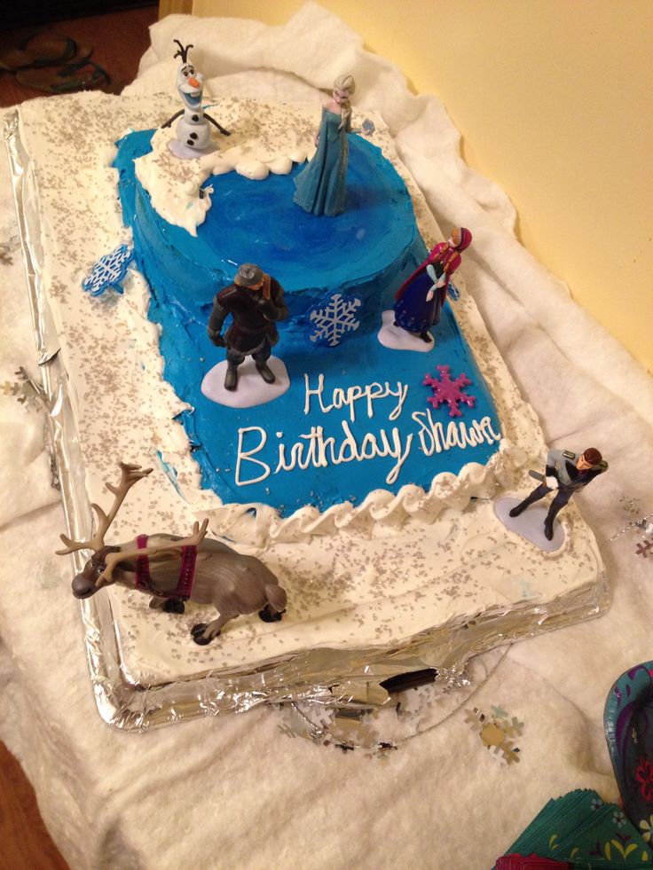 Disney Frozen Birthday Cake