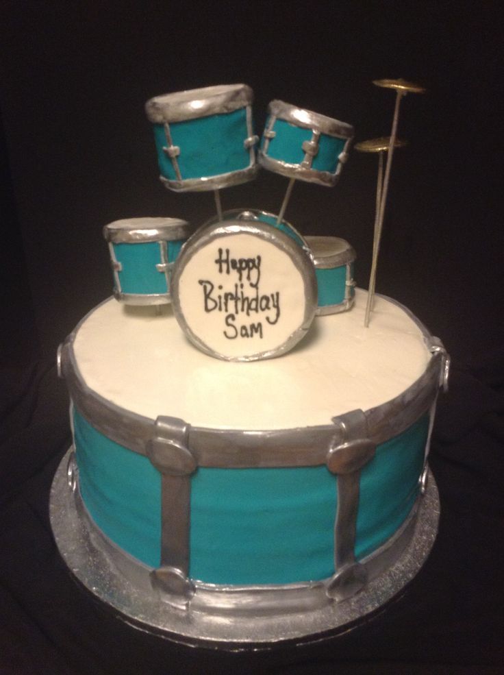Drum Birthday Cake Ideas Drum Birthday Cake Ideas