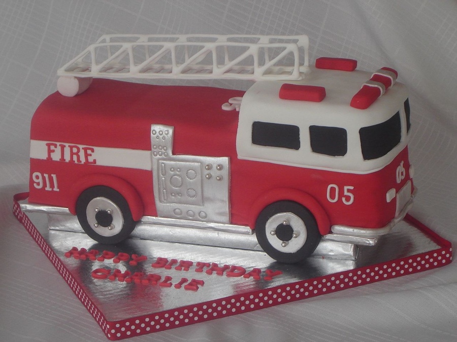 Fire Truck Birthday Cake Ideas Fire Truck Birthday Cake Ideas