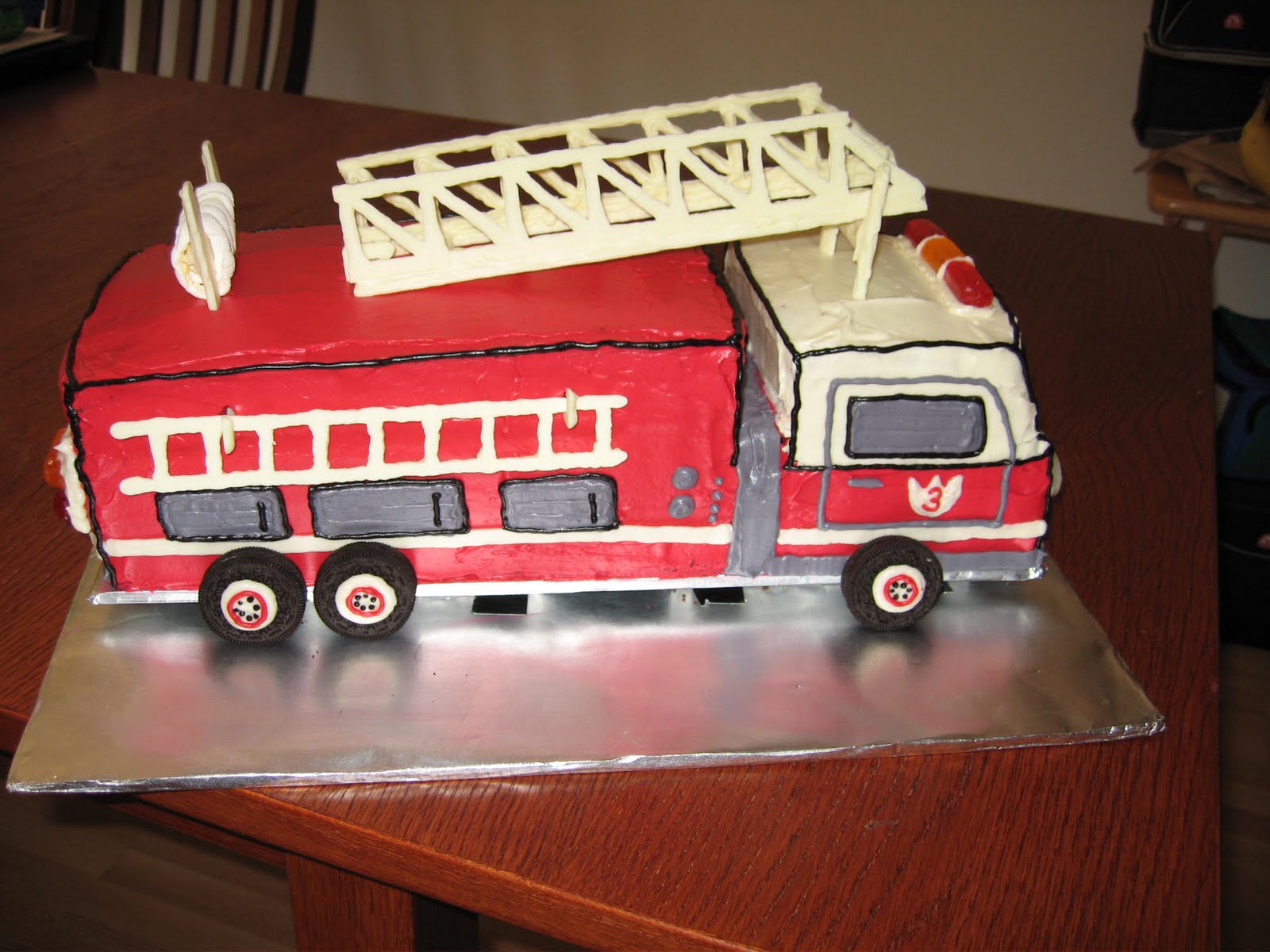 Fire Truck Cake Fire Truck Cake