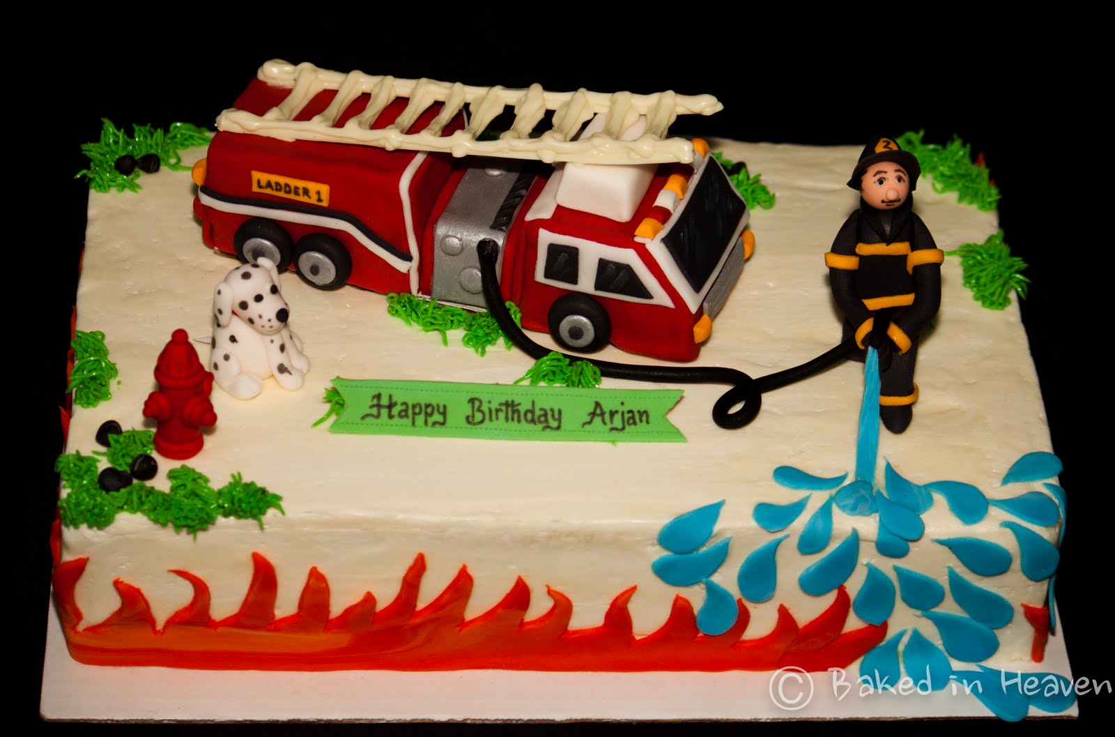 Fire Truck Cake Fire Truck Cake