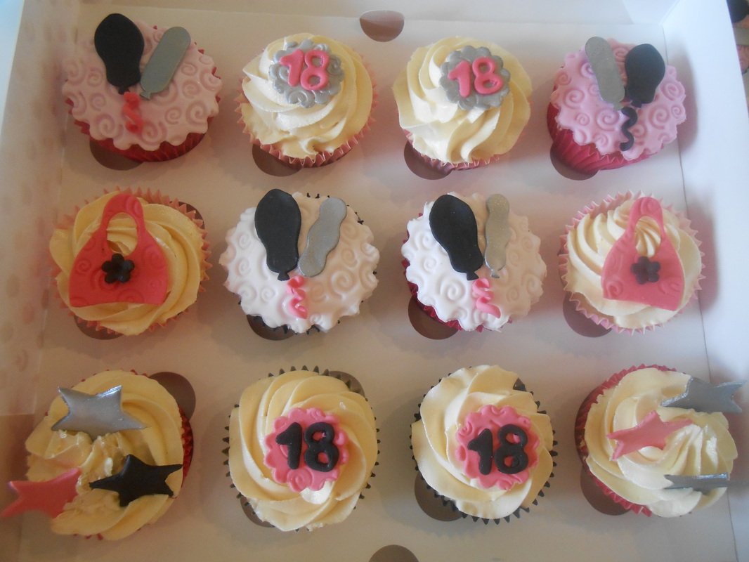 5 18th Birthday Cupcakes Photo 18th Birthday Cupcake Cake 18th
