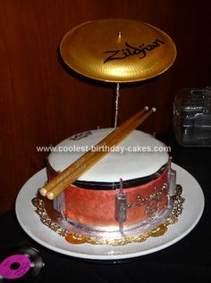 Happy Birthday Drum Cake Happy Birthday Drum Cake