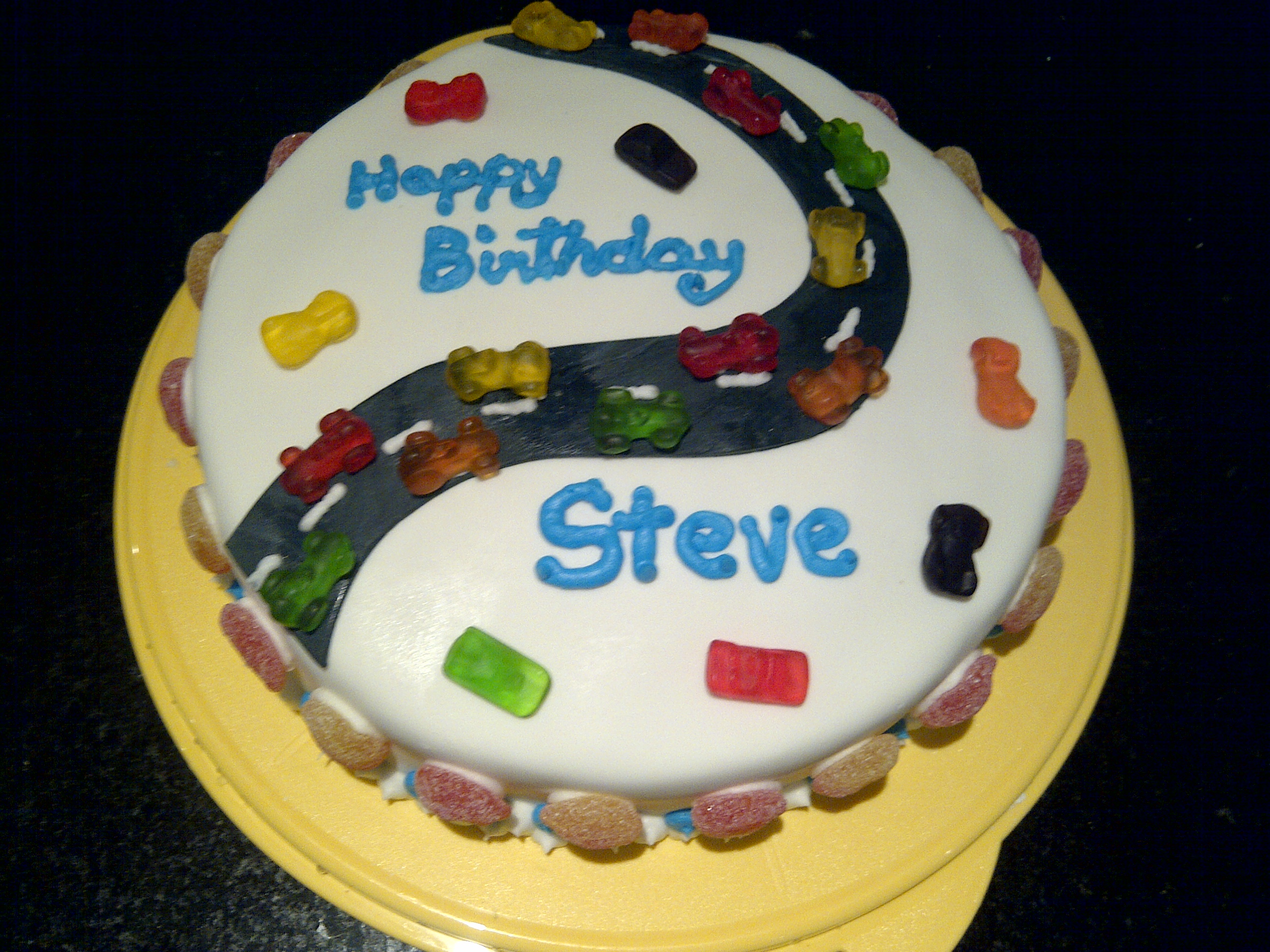 Happy Birthday Steve Cake.
