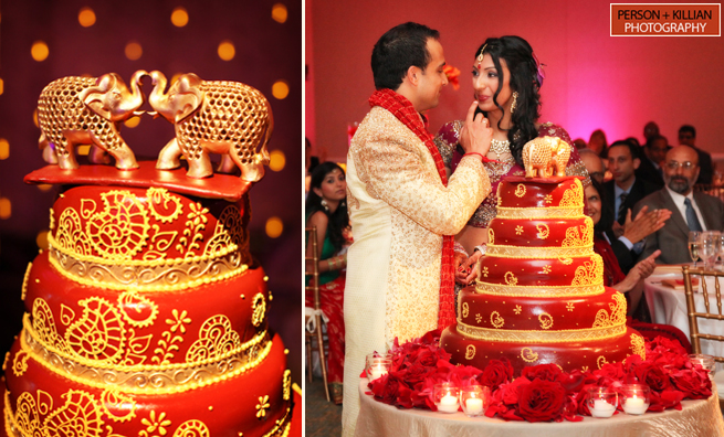 11 Hindu American Wedding Cakes Photo Traditional Indian Wedding