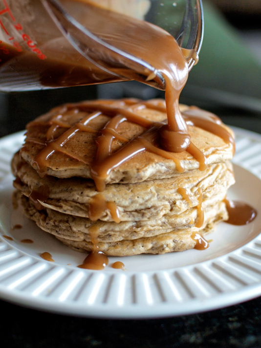Peanut Butter Pancakes with Syrup Peanut Butter Pancakes with Syrup