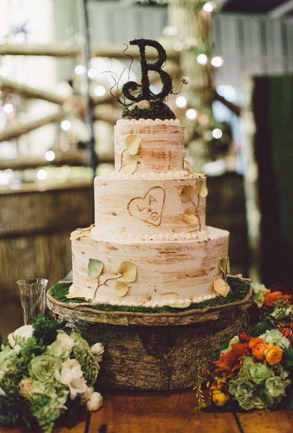 11 Rustic Fall Cakes Photo Rustic Fall Wedding Cake Ideas Fall