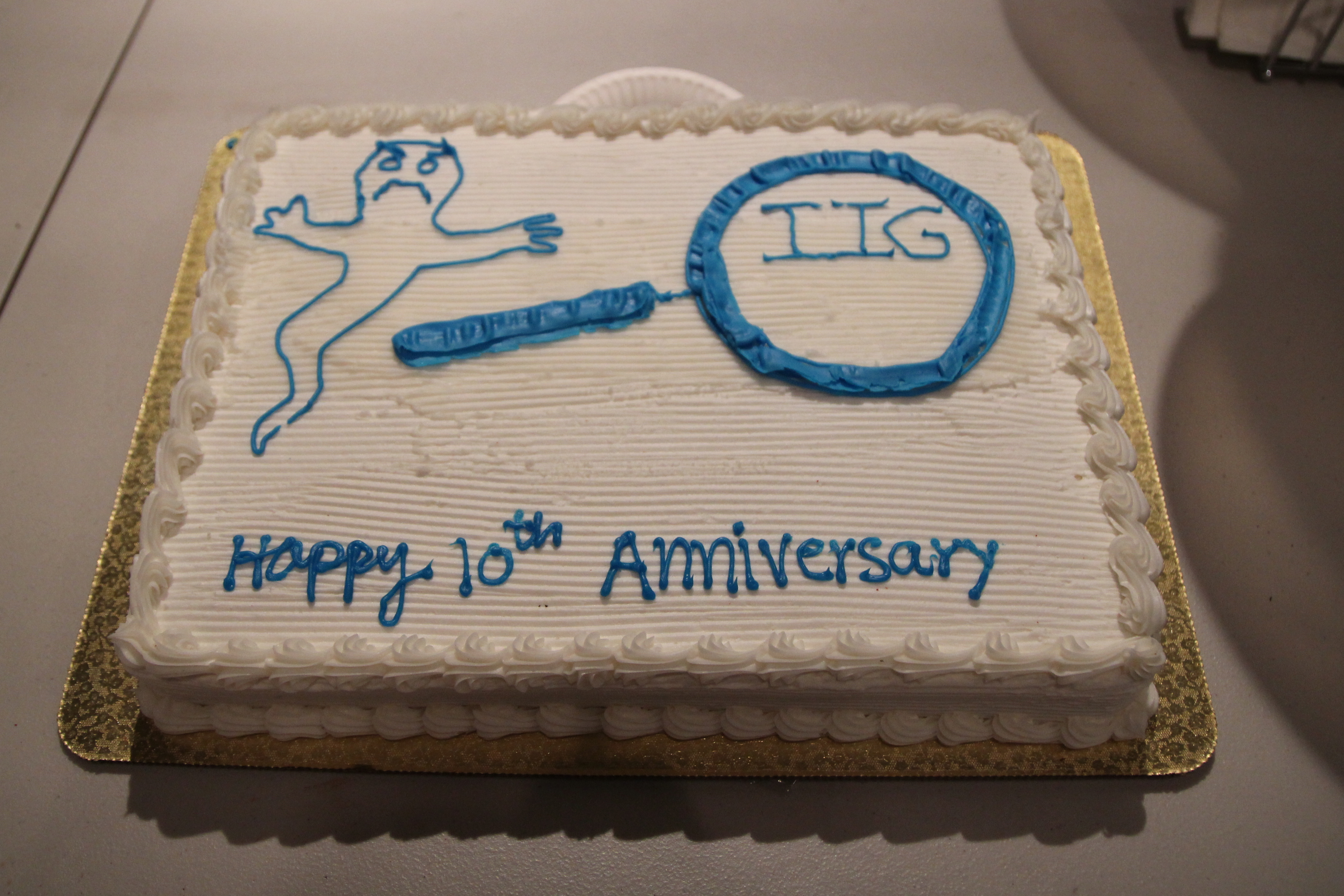 10th Anniversary Cake 10th Anniversary Cake