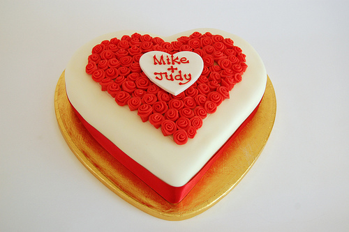 Beautiful Heart Birthday Cake Beautiful Heart Birthday Cake