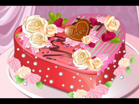 Beautiful Heart Shaped Cake Beautiful Heart Shaped Cake