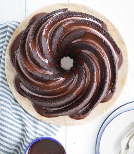 Bundt Cake with Ganache