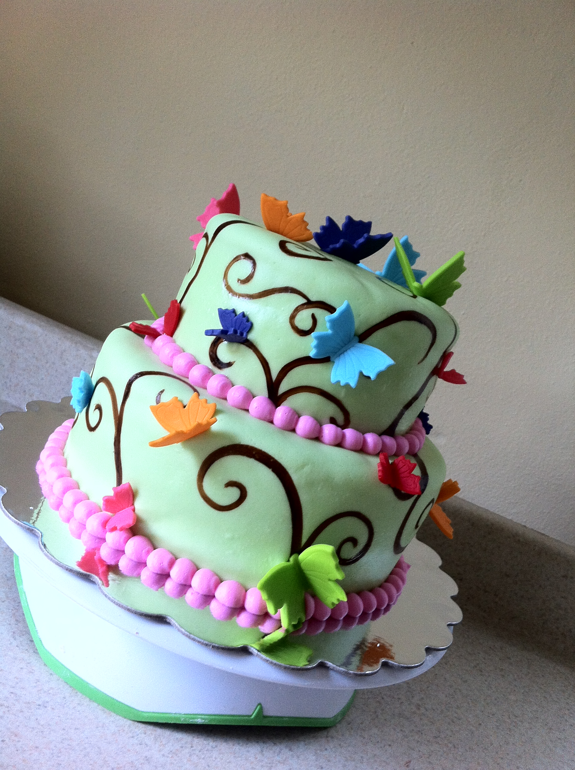 Butterfly Birthday Cake Butterfly Birthday Cake