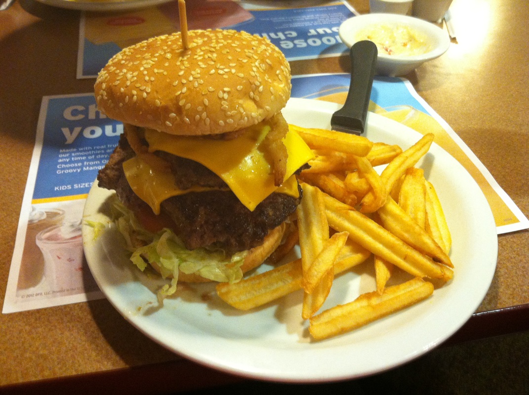 Denny's Double Burger Denny's Double Burger