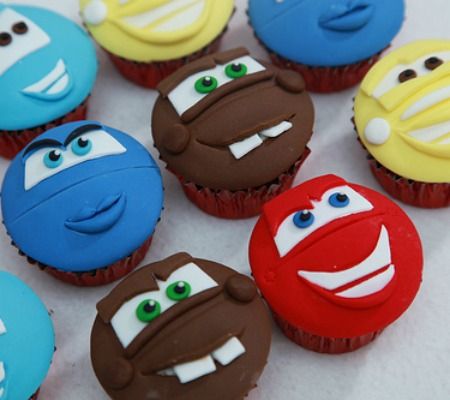 9 Car Themed Birthday Cupcakes Photo Race Car Themed Birthday