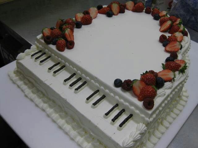 Piano Shaped Cake Piano Shaped Cake