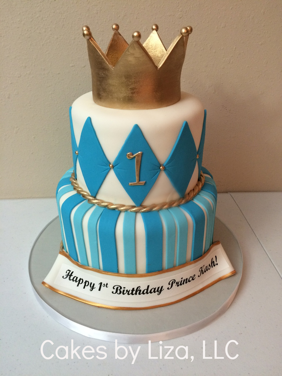 Prince First Birthday Cake