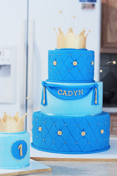 Royal Prince Birthday Cake