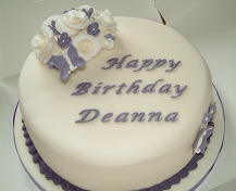 Simple Round Birthday Cake Simple Round Birthday Cake