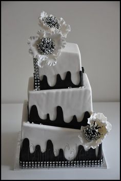 Square Topsy Turvy Wedding Cake Square Topsy Turvy Wedding Cake