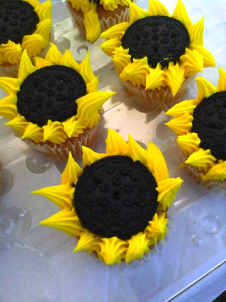 Sunflower Cupcakes Sunflower Cupcakes