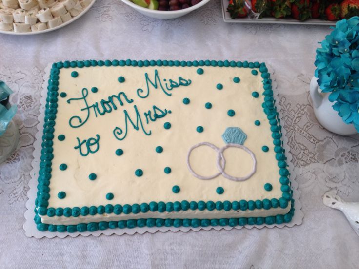 Teal Bridal Shower Ideas Teal Bridal Shower Ideas