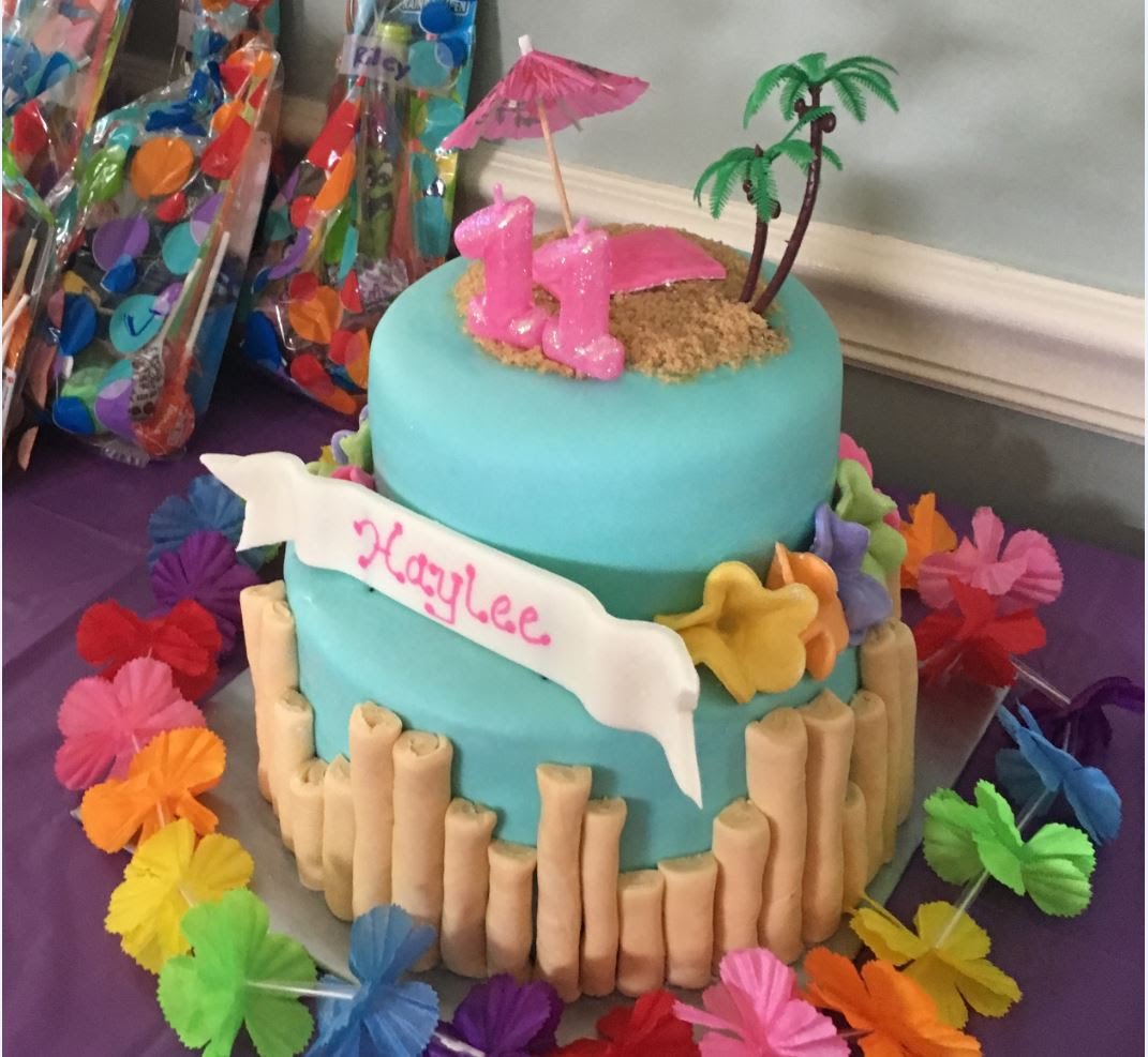 11 Tropical Themed Cakes Easy To Decorate Photo Hawaiian 11 Tropical Themed Cakes Easy To