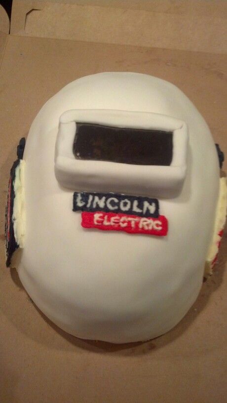 Welders Hood Birthday Cake Welders Hood Birthday Cake