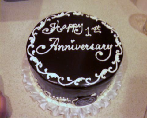 1st Wedding Anniversary Cake 1st Wedding Anniversary Cake